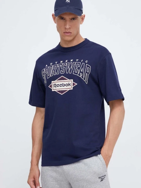 Zdjęcie produktu Reebok Classic t-shirt bawełniany granatowy