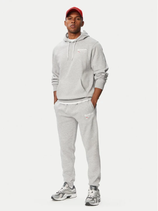 Zdjęcie produktu Reebok Dres Jerzy RK25742CCM Szary jasny Regular Fit