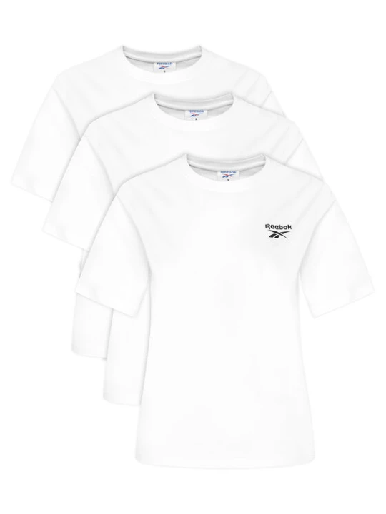 Zdjęcie produktu Reebok Komplet t-shirtów RK25194CCW Biały Regular Fit