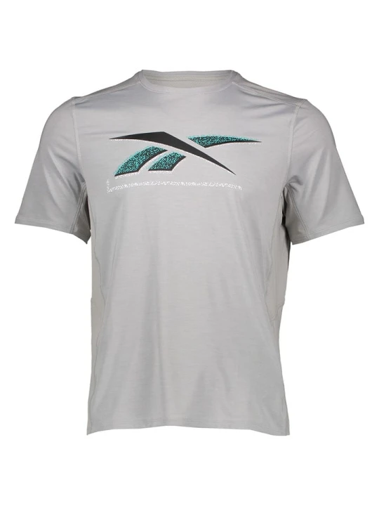 Zdjęcie produktu Reebok Koszulka sportowa "TS AC Graphic Tee" w kolorze jasnoszarym rozmiar: L