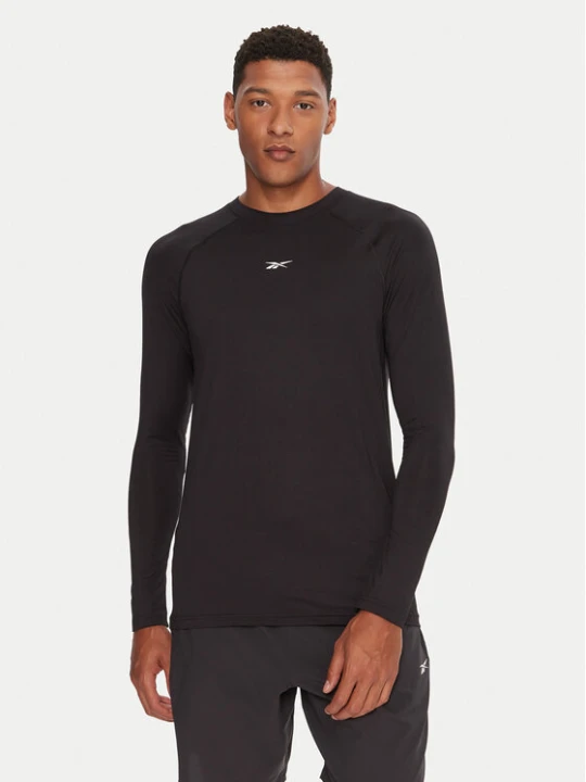 Zdjęcie produktu Reebok Koszulka techniczna Ls Muscle Tee RK25176CCM Czarny Regular Fit