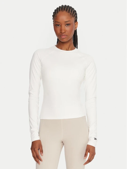 Zdjęcie produktu Reebok Koszulka techniczna Reebok X Ewa Chodakowska RK25316CCW Écru Slim Fit Kremowy