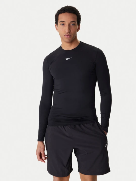 Zdjęcie produktu Reebok Koszulka techniczna RK25598CCM Czarny Slim Fit