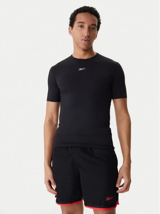 Zdjęcie produktu Reebok Koszulka techniczna RK25599CCM Czarny Slim Fit