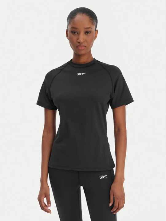 Zdjęcie produktu Reebok Koszulka techniczna RK25605CCW Czarny Slim Fit