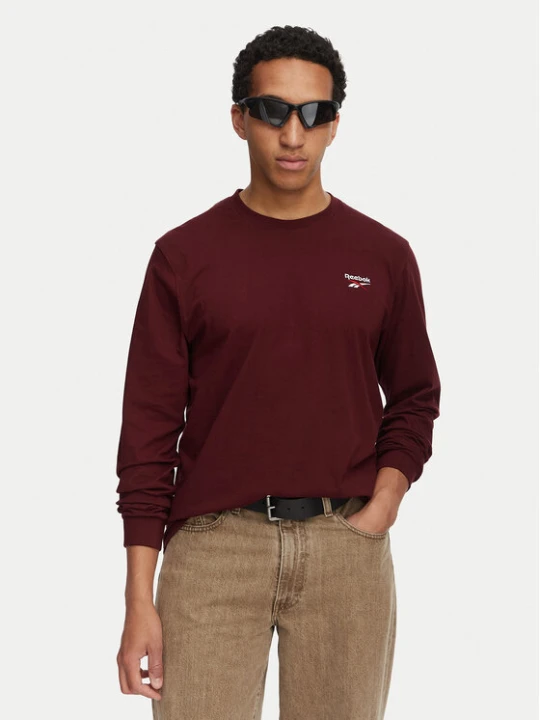 Zdjęcie produktu Reebok Longsleeve Feliks RK25738CCM Bordowy Regular Fit