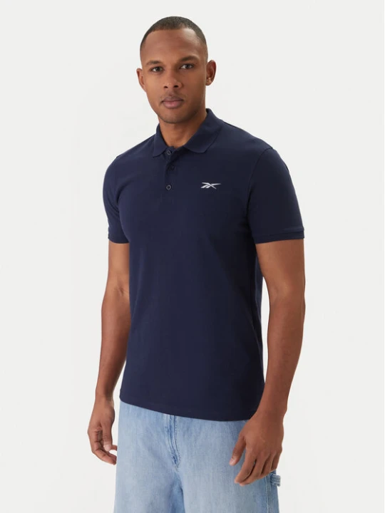 Zdjęcie produktu Reebok Polo Breen RK25562CCM Granatowy Regular Fit
