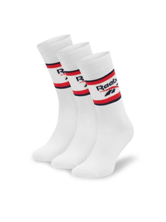 Zdjęcie produktu Reebok Skarpety długie R0369-SS24 (3-pack) Biały