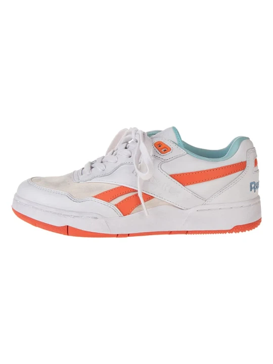 Zdjęcie produktu Reebok Skórzane sneakersy "BB 4000 II" w kolorze szaro-pomarańczowym rozmiar: 42