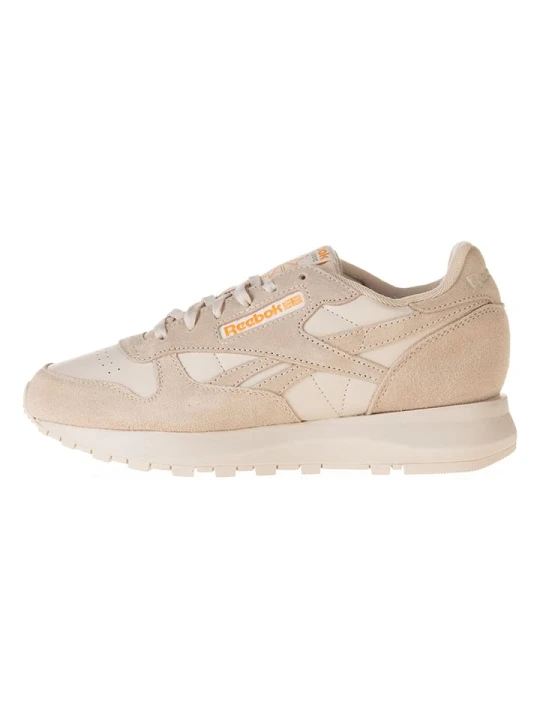 Zdjęcie produktu Reebok Skórzane sneakersy "Classic Leather" w kolorze beżowym rozmiar: 35, 5