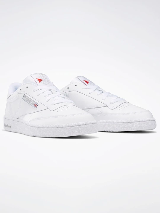 Zdjęcie produktu Reebok Skórzane sneakersy "Club C 85" w kolorze białym rozmiar: 37, 5