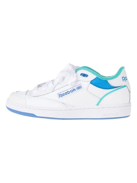 Zdjęcie produktu Reebok Skórzane sneakersy "Club C Bulc" w kolorze biało-niebieskim rozmiar: 44, 5