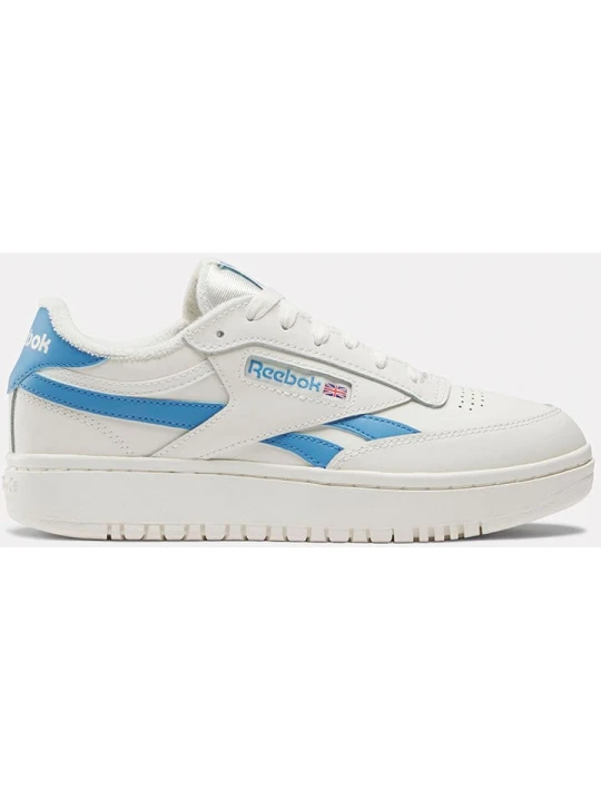 Zdjęcie produktu Reebok Skórzane sneakersy "Club C Double Revenge" w kolorze błękitno-szarym rozmiar: 38
