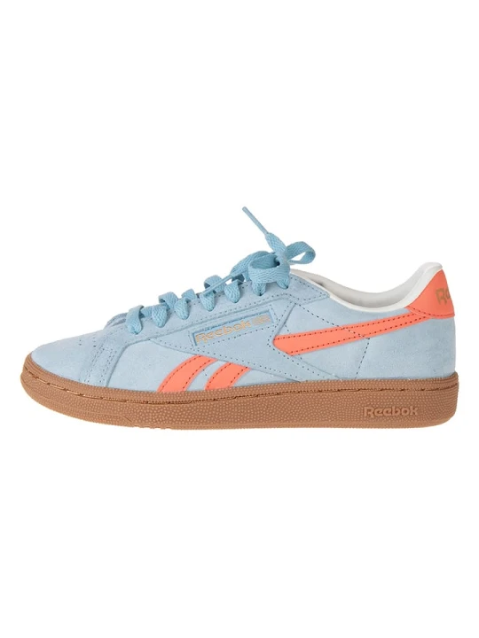 Zdjęcie produktu Reebok Skórzane sneakersy "Club C Grounds" w kolorze błękitnym rozmiar: 37