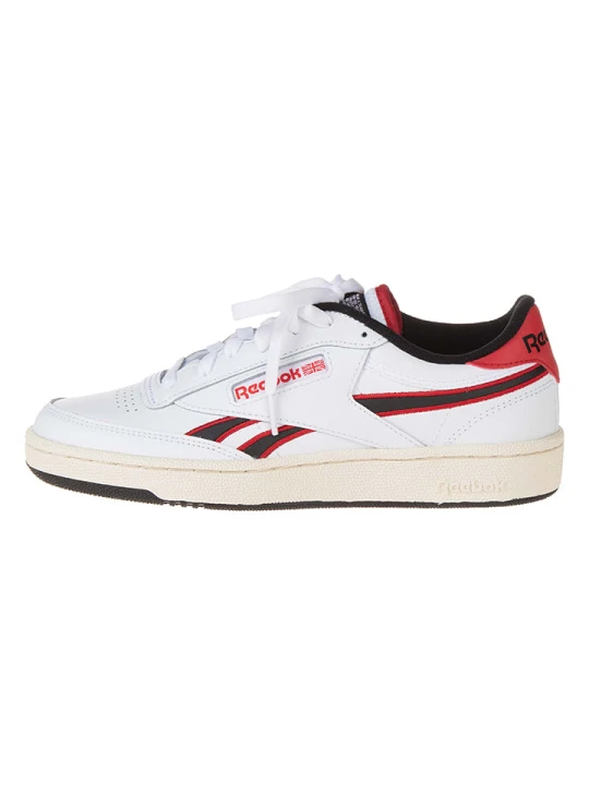 Zdjęcie produktu Reebok Skórzane sneakersy "Club C Revenge" w kolorze biało-czarno-czerwonym rozmiar: 43