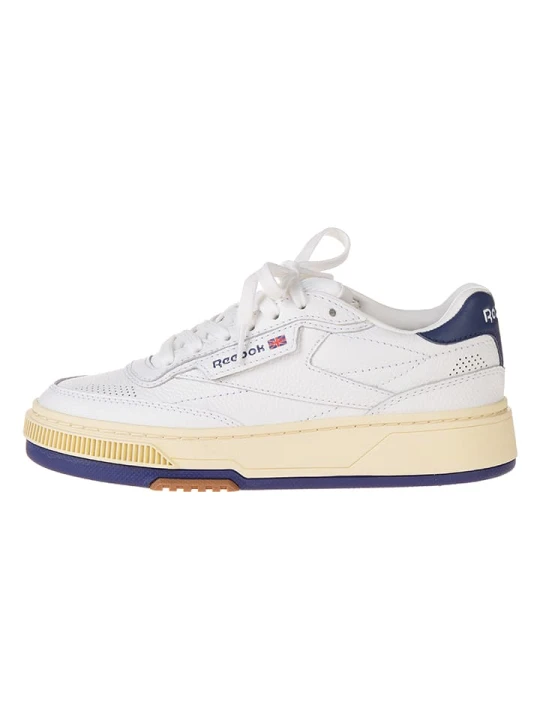 Zdjęcie produktu Reebok Skórzane sneakersy "Club C Vintage" w kolorze biało-granatowym rozmiar: 36, 5