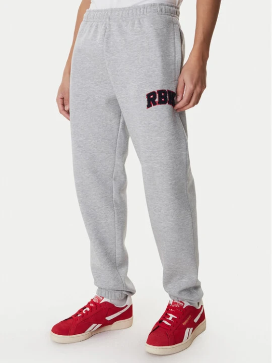 Zdjęcie produktu Reebok Spodnie dresowe Bermingham RK25555CCM Szary Relaxed Fit
