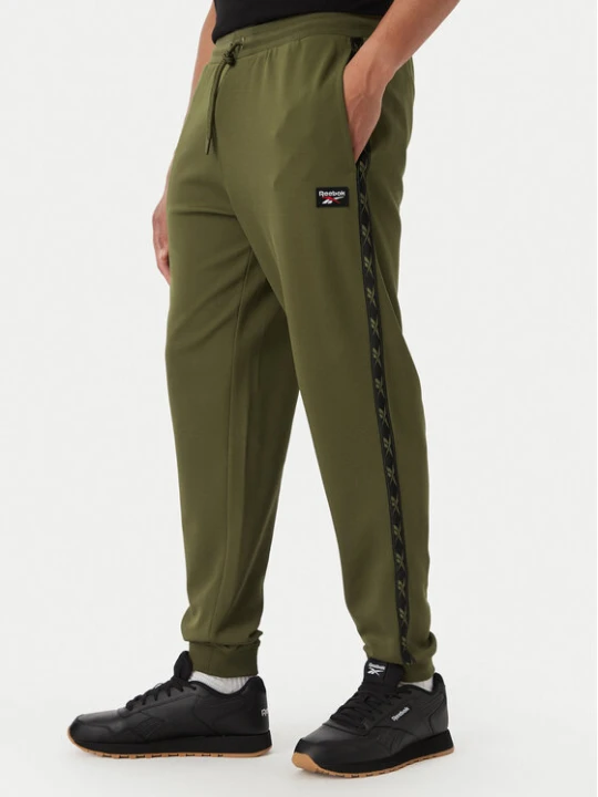 Zdjęcie produktu Reebok Spodnie dresowe Jacek RK25723CCM Zielony Regular Fit