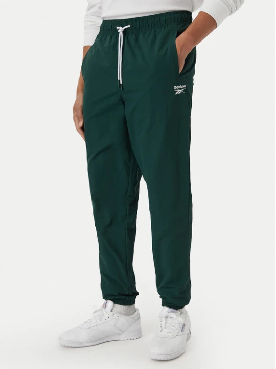 Zdjęcie produktu Reebok Spodnie dresowe Mieszko RK25722CCM Zielony ciemny Regular Fit