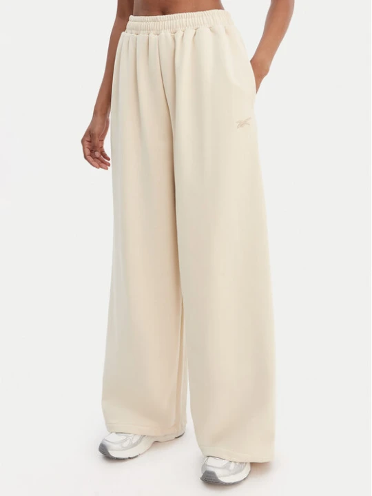 Zdjęcie produktu Reebok Spodnie dresowe Reebok x Ewa Chodakowska RK25624CCW Beżowy Wide Leg