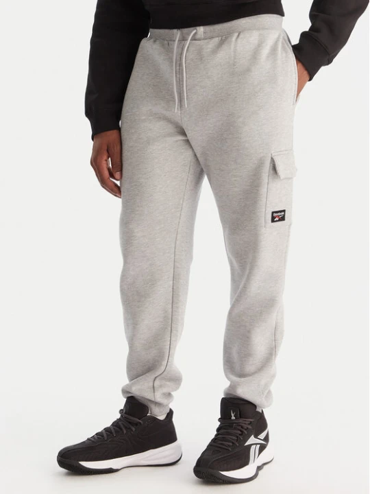 Zdjęcie produktu Reebok Spodnie dresowe Wada RK25147CCM Szary Regular Fit