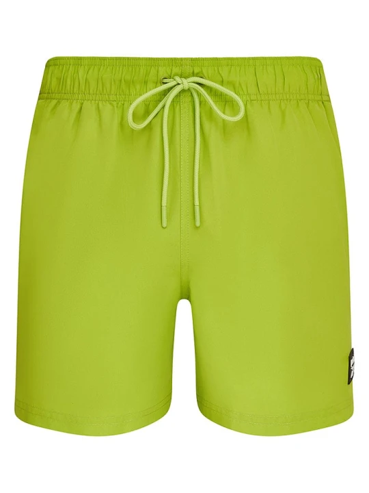 Zdjęcie produktu Reebok Szorty kąpielowe "Ace" w kolorze limonkowym rozmiar: L