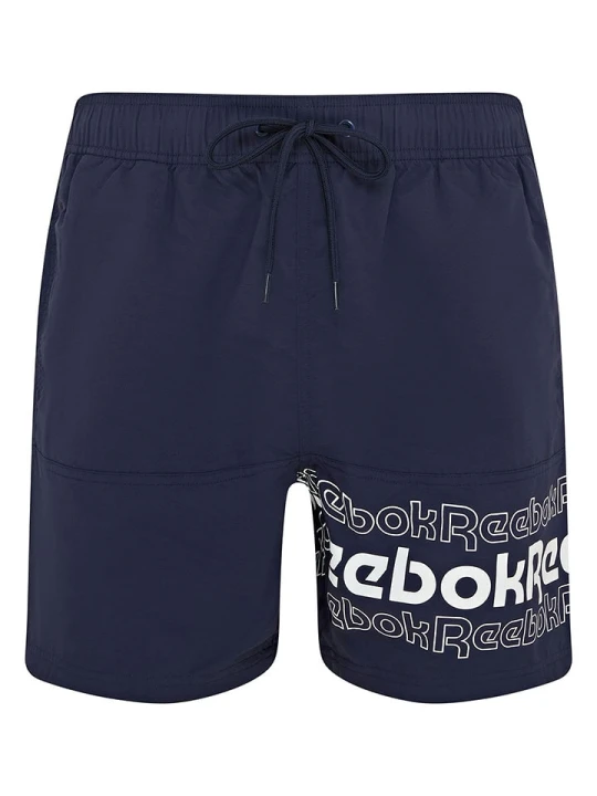 Zdjęcie produktu Reebok Szorty kąpielowe "Romford" w kolorze granatowym rozmiar: L
