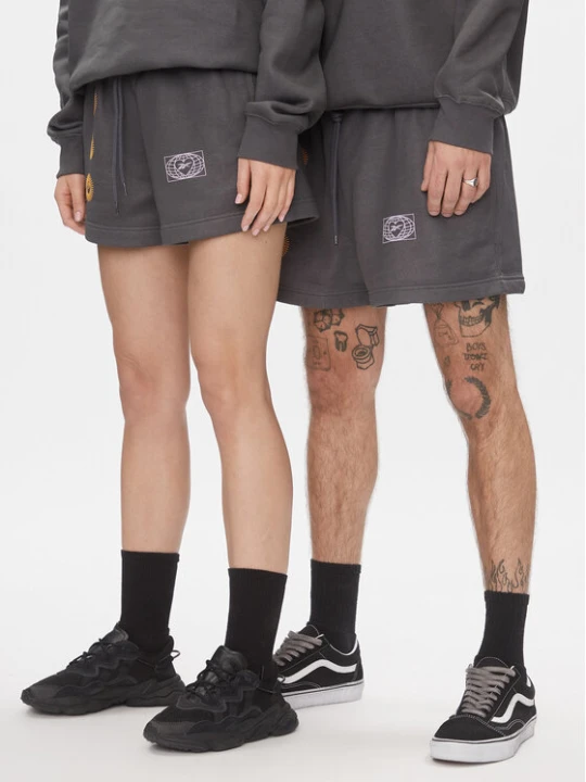 Zdjęcie produktu Reebok Szorty sportowe Classics Good Vibes Shorts HT6118 Szary