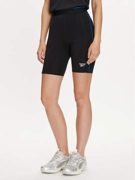 Zdjęcie produktu Reebok Szorty sportowe Rie Bike Short 100037097 Czarny Slim Fit