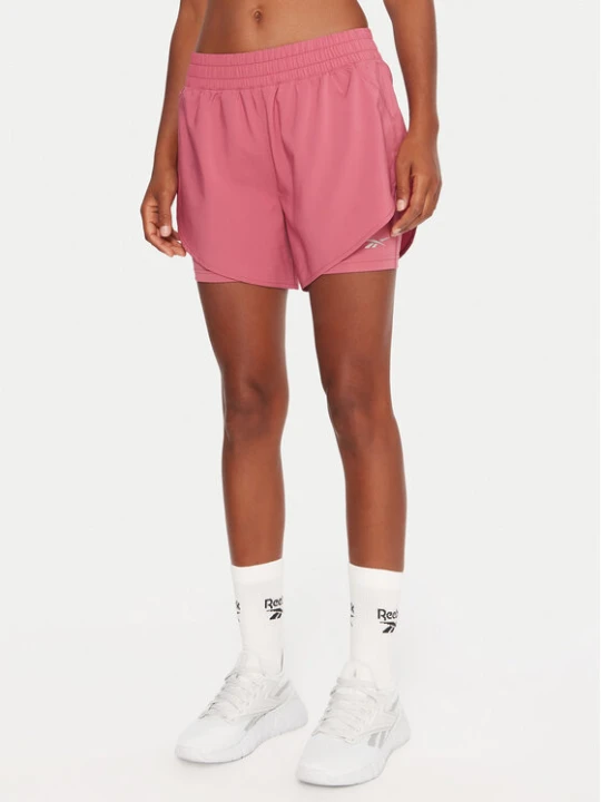 Zdjęcie produktu Reebok Szorty sportowe RK25186CCW Różowy Slim Fit