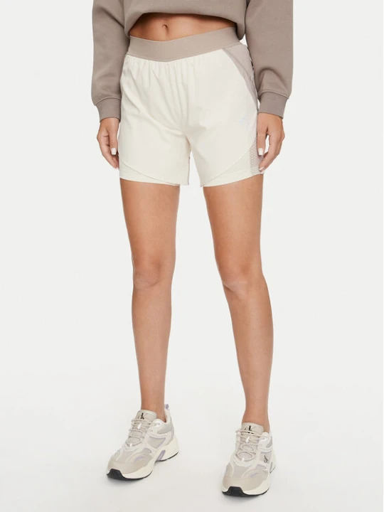 Zdjęcie produktu Reebok Szorty sportowe Running 2 in 1 Short 100076065 Beżowy Slim Fit