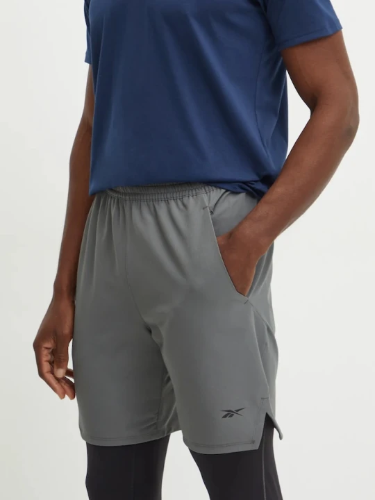 Zdjęcie produktu Reebok szorty treningowe Strength 4.0 szary