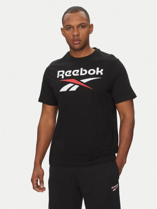 Zdjęcie produktu Reebok T-Shirt 100216166 Czarny Regular Fit