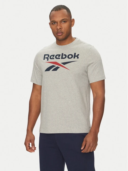 Zdjęcie produktu Reebok T-Shirt 100217137 Szary Regular Fit