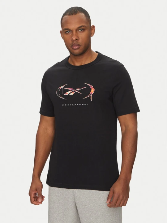 Zdjęcie produktu Reebok T-Shirt 100218818 Czarny Regular Fit