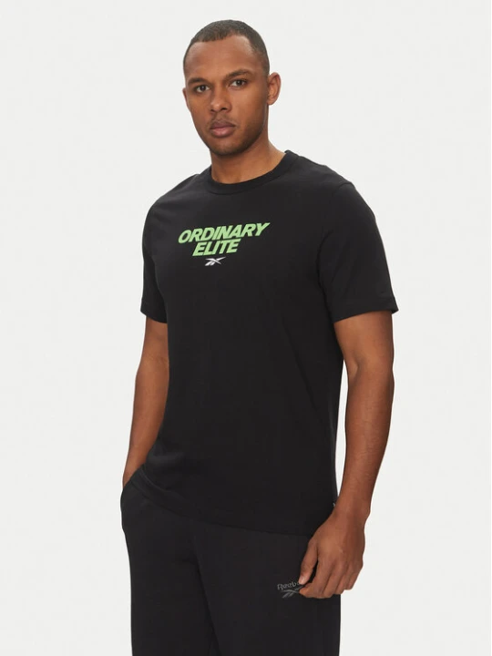 Zdjęcie produktu Reebok T-Shirt 100218824 Czarny Regular Fit
