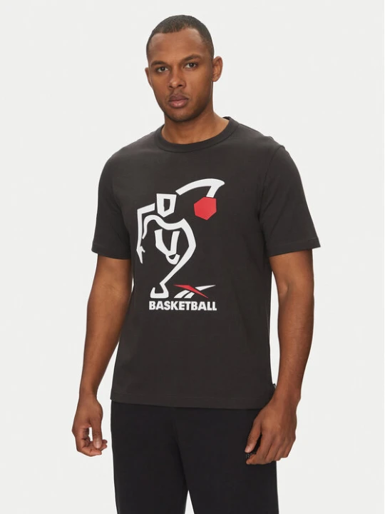 Zdjęcie produktu Reebok T-Shirt 100218839 Czarny Regular Fit