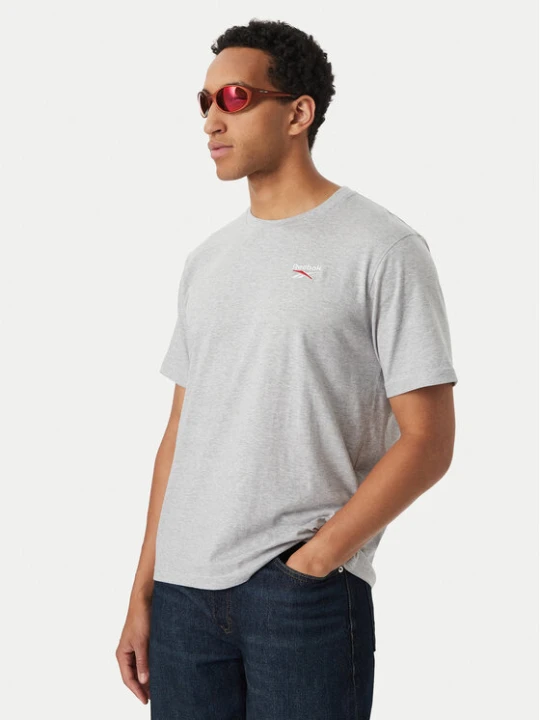 Zdjęcie produktu Reebok T-Shirt Aurek RK25743CCM Szary jasny Regular Fit