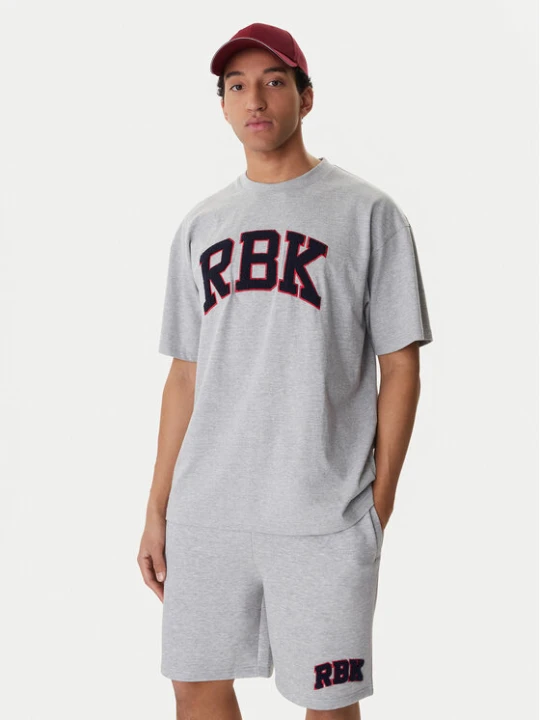 Zdjęcie produktu Reebok T-Shirt Beglin RK25554CCM Szary Relaxed Fit