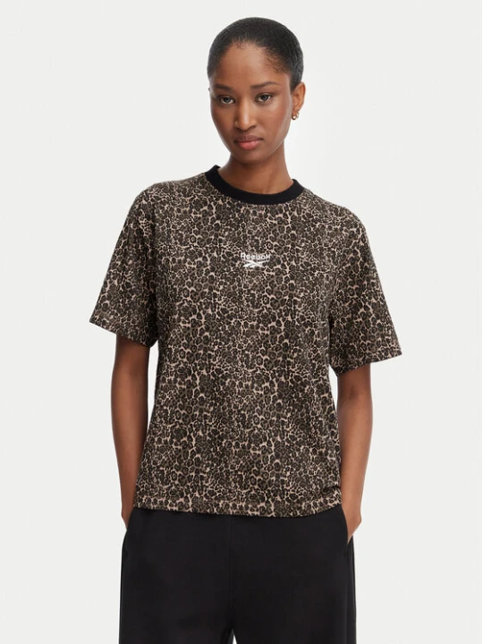 Zdjęcie produktu Reebok T-Shirt Elizieta RK25710CCW Brązowy Regular Fit