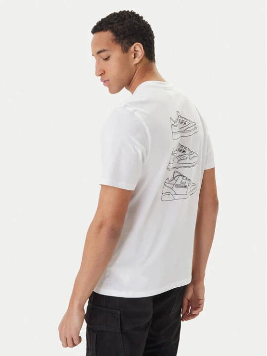Zdjęcie produktu Reebok T-Shirt Greyson RK25568CCM Biały Regular Fit