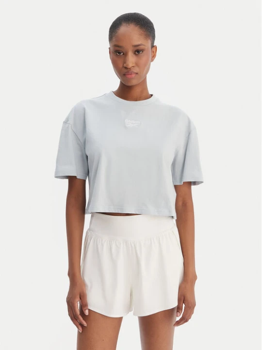 Zdjęcie produktu Reebok T-Shirt Klara RK25503CCW Błękitny Relaxed Fit Niebieski jasny