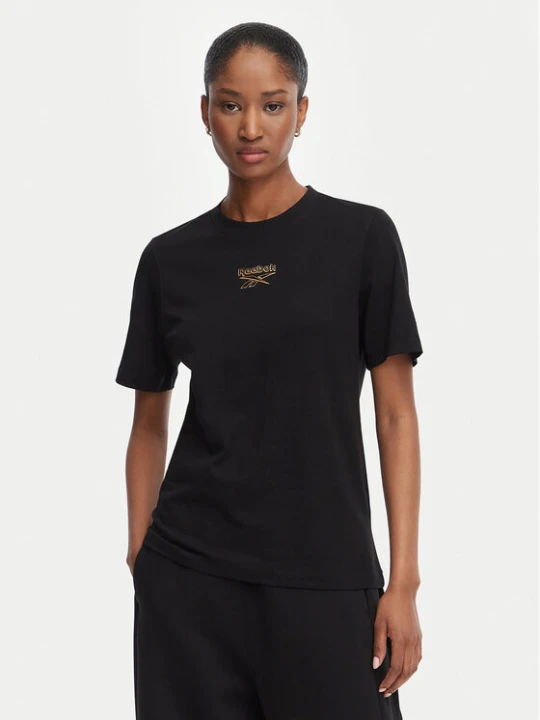 Zdjęcie produktu Reebok T-Shirt Nikolina RK25708CCW Czarny Regular Fit