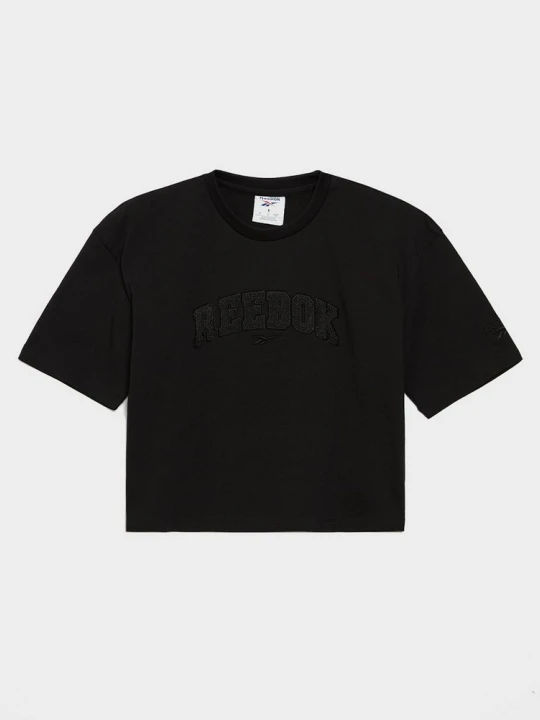 Zdjęcie produktu Reebok T-Shirt Prep Chenille czarny