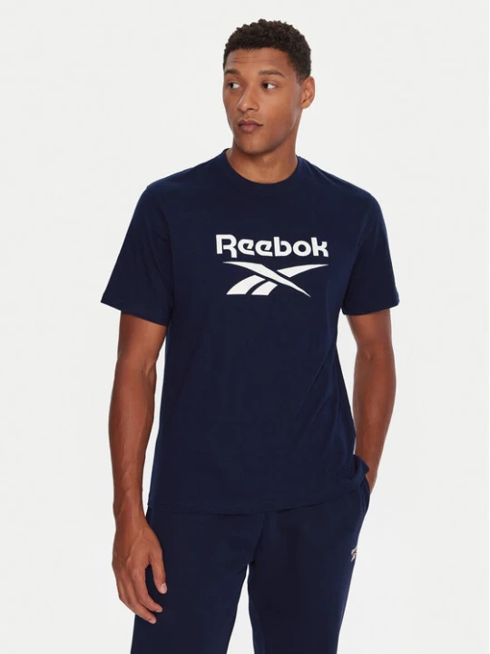 Zdjęcie produktu Reebok T-Shirt RK25141CCM Granatowy Regular Fit