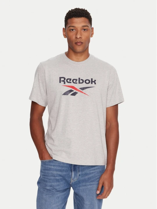 Zdjęcie produktu Reebok T-Shirt RK25158CCM Szary Regular Fit