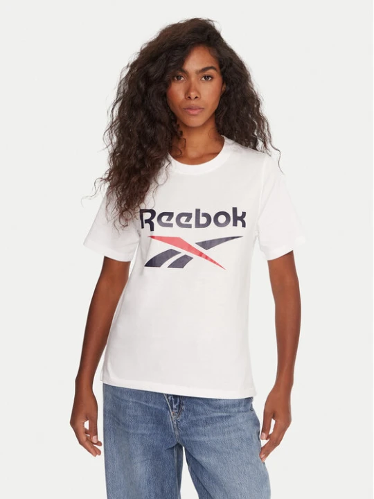 Zdjęcie produktu Reebok T-Shirt RK25173CCW Biały Regular Fit