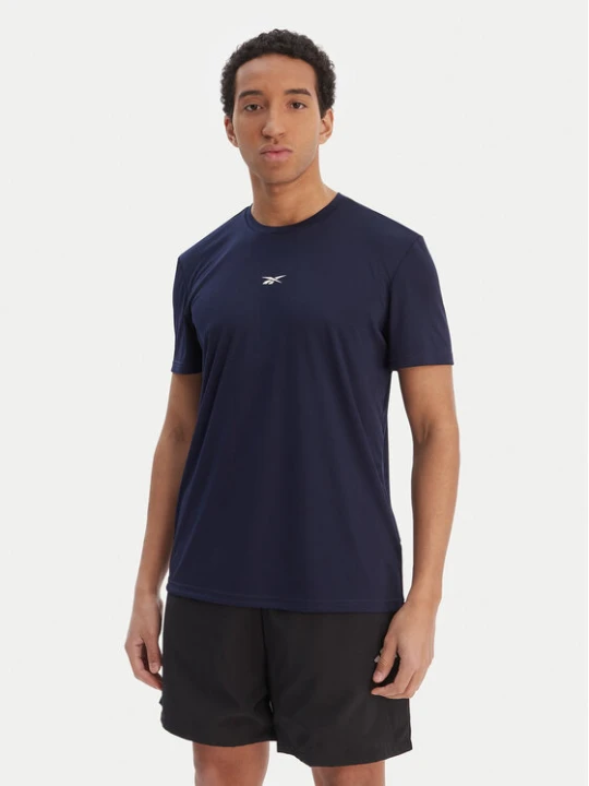 Zdjęcie produktu Reebok T-Shirt RK25602CCM Granatowy Regular Fit
