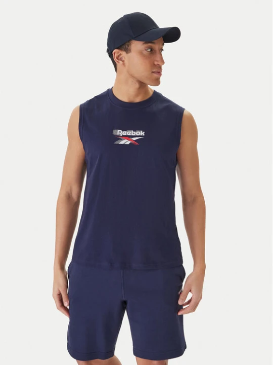 Zdjęcie produktu Reebok Tank top Bradshaw RK25560CCM Granatowy Regular Fit