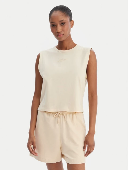 Zdjęcie produktu Reebok Top Erica RK25499CCW Beżowy Relaxed Fit